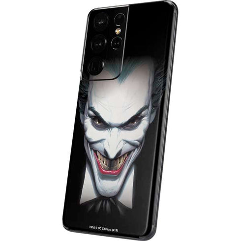 DC Comics The Joker Portrait by Alex Ross Galaxy S21 Ultra 5G Skin